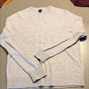 J. Crew Light Gray Crewneck Sweater for Men